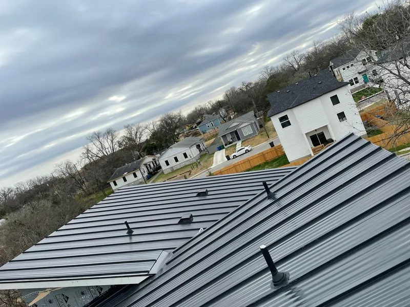 Standing seam metal roof panels with vents for Skylight Repair in Frankenmuth